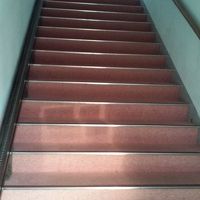 大浴場からの階段。この上に更に５段の階段があります。