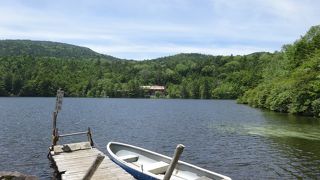 標高日本一の湖