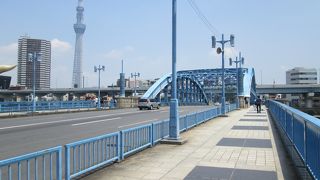 浅草通りに架かる橋