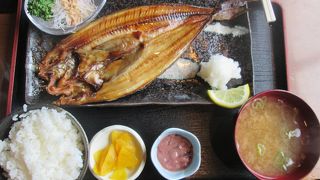 定食を食べました