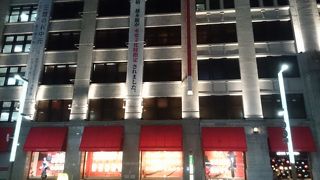 夜に提灯がきれいでした