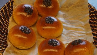 見事な狐色のアンパン