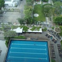 眼下のプールエリア