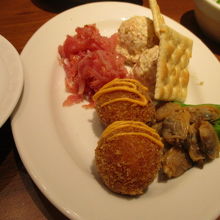 ビールとセットのおつまみ