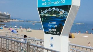 梅雨明け直後の熱海サンビーチ