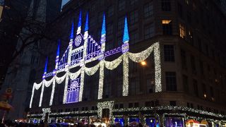 クリスマスイルミネーションがきれい