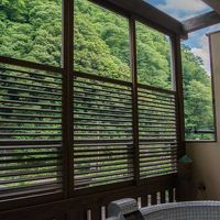 部屋の露天風呂からの眺め