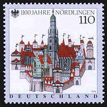 ネルトリンゲンの創立1100年記念切手