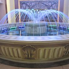 １４階にある噴水