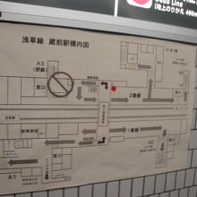 大江戸線と浅草線無理やり接続駅にしたため