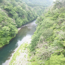 奥胎内渓谷の風景。
