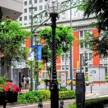 馬車道沿いのガス灯