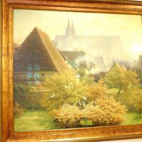 朝食会場の絵。