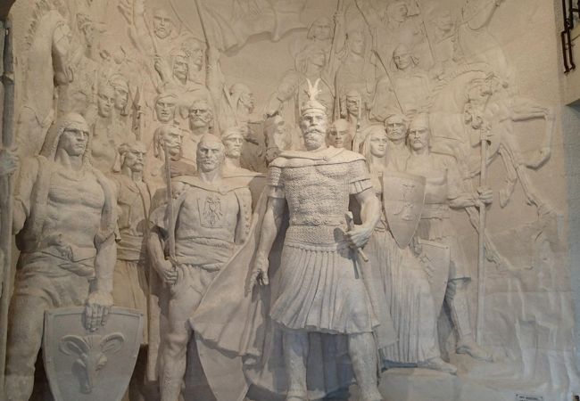 クルヤ城内にある博物館