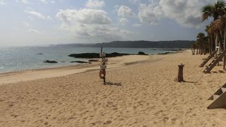 空港の近くにある綺麗な海岸でばしゃ山海水浴場がある