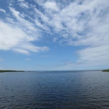 カヌーの上からの景色です。