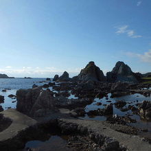 七浦海岸と夫婦岩