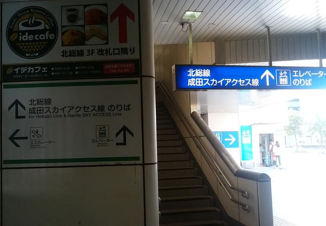 成田空港に便利な駅