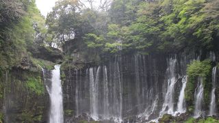 軽井沢の白糸の滝よりも迫力がありました