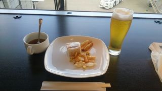 出発までの時間をまったり過ごせます