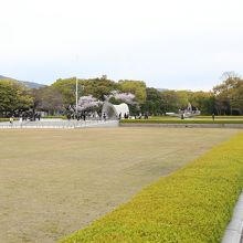 公園の景色