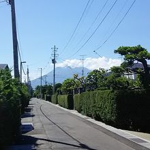 岩木山がみえます