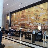 フロントの大壁画