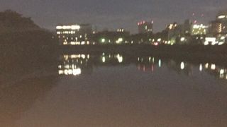 岡山城のお濠のような川