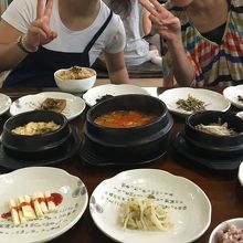 炊き込みご飯の定食