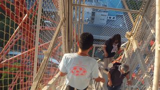 1年に1日限定！　高さ90ｍからの非常階段の開放