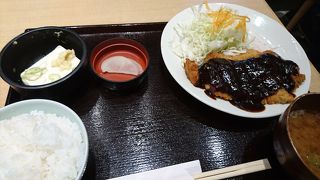 リーズナブルでおいしい味噌カツ