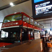 二階建オープンデッキバス