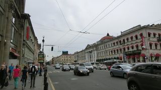 サンクトペテルブルクの目抜き通り