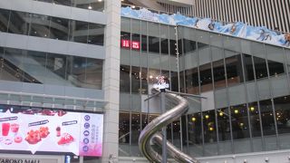 台中駅後駅前にあるショッピングモール