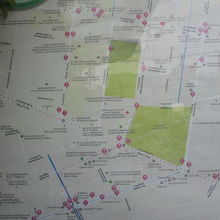 グリーンバンコクバイクを借りるための拠点が紹介されています。