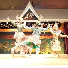 タイの古典舞踊ショー