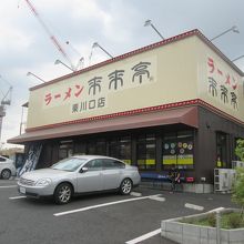 武蔵野線の線路沿いにあります