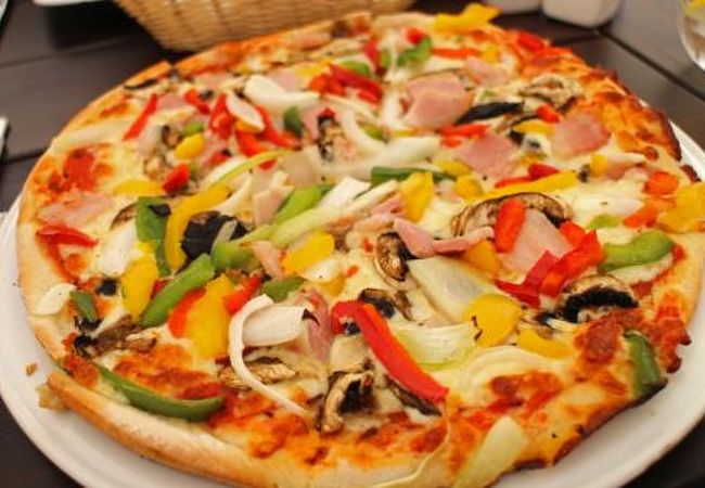 素朴な味わいのピザが美味しい！