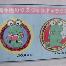 マスコットキャラクターはこちらのお二方ですケロ！