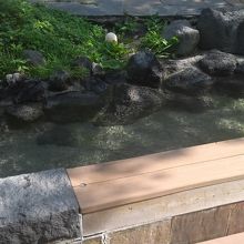 足湯のコーナー。