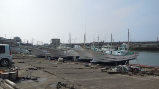 クジラ捕鯨で有名な漁港