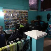 レセプション近くのテラス