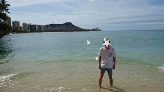 ハレクラニからアウトリガーリーフ前のビーチ！