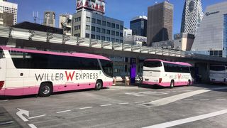 便利なバスターミナル