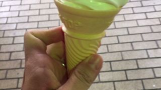 懐かしい味。１５０円のソフトクリーム！