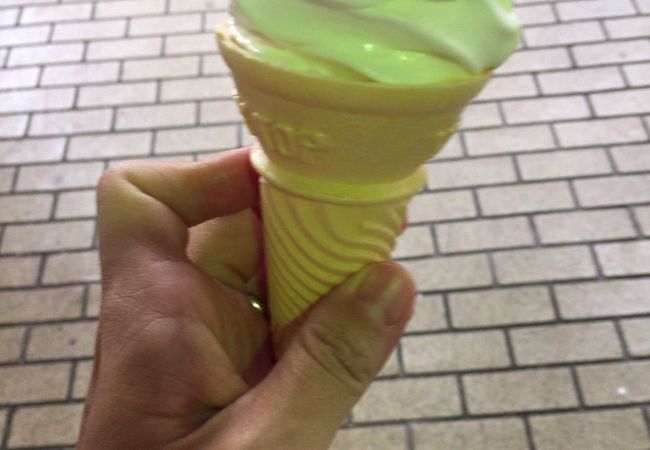 懐かしい味。１５０円のソフトクリーム！