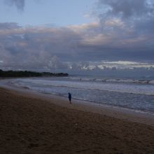 初めてのインド洋！！！快晴なら最高