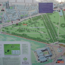 グリーンパークの配置図