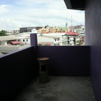 サワディーサイアムの客室のベランダです。素晴らしい眺望です。