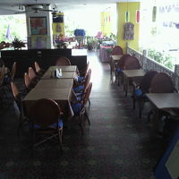 サワディーサイアムホテルの１階の食堂の様子です。